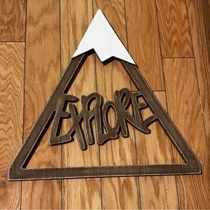 Wooden Explore Sign for Nursery/Kid’s Room